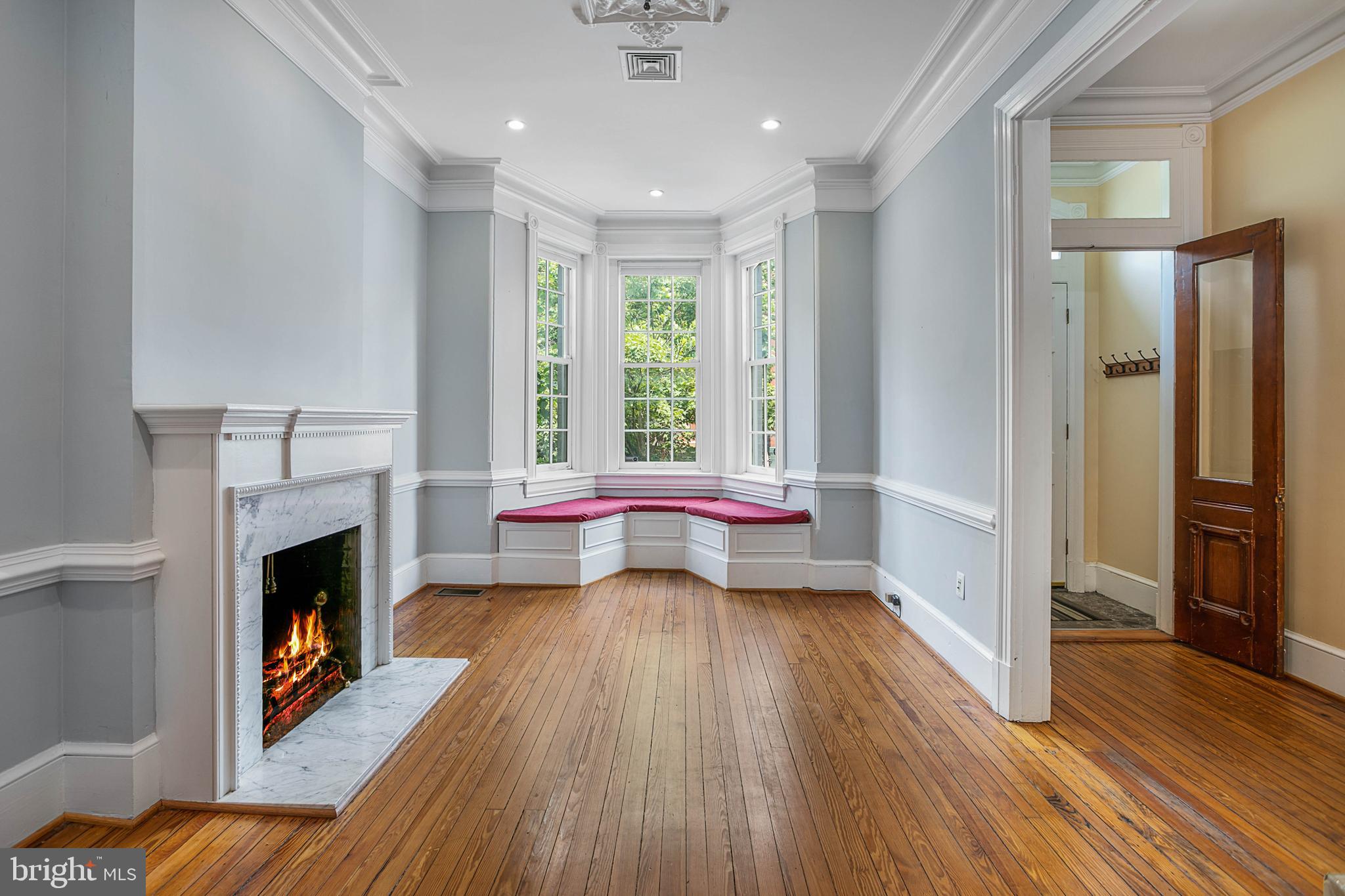 409 A Street Southeast Washington, DC 20003 - Photo 2 of 21 Beautiful Bay Windows & Fireplace