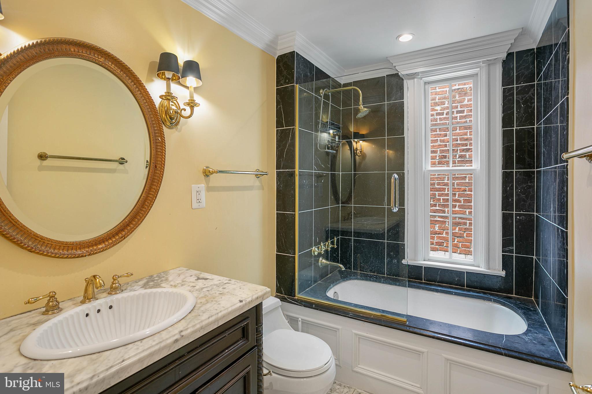 409 A Street Southeast Washington, DC 20003 - Photo 12 of 21 Windowed Bathroom