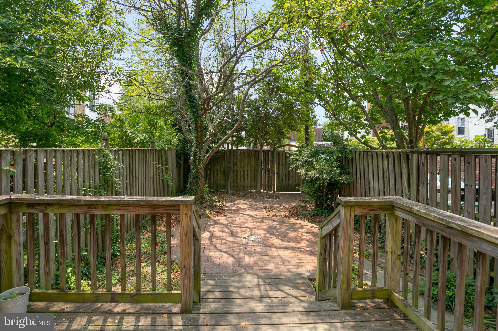 409 A Street Southeast Washington, DC 20003 - Photo 16 of 21 Fenced Yard