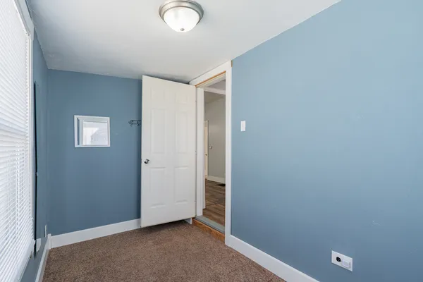 a view of an empty room