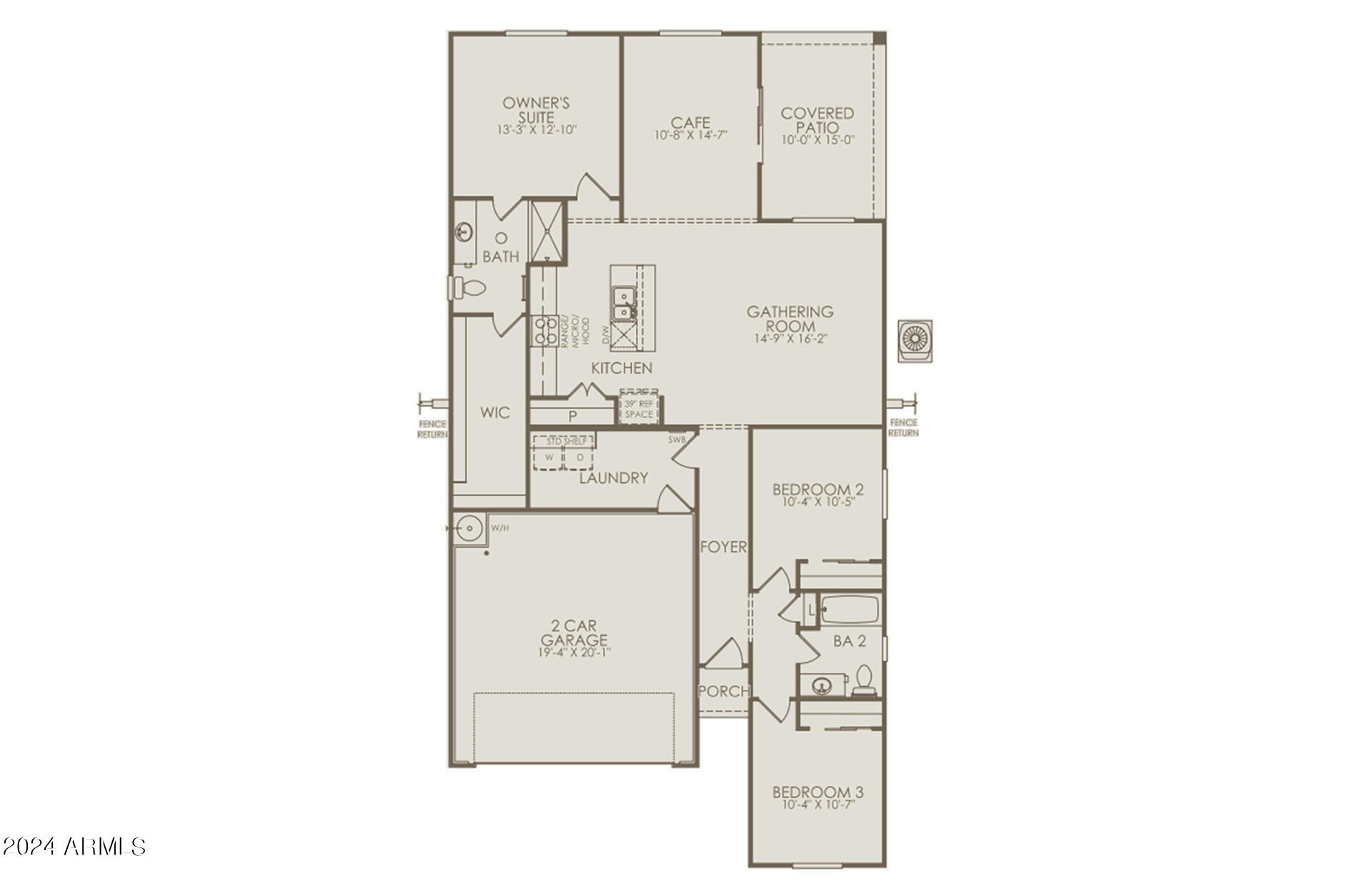 25285 West Romley Road Buckeye, AZ 85326 - Photo 25 of 25 Floor Plan