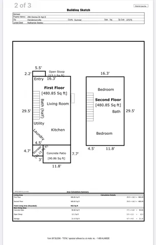$220,000 | 290 Donna Drive, Unit E, Hendersonville, TN 37075