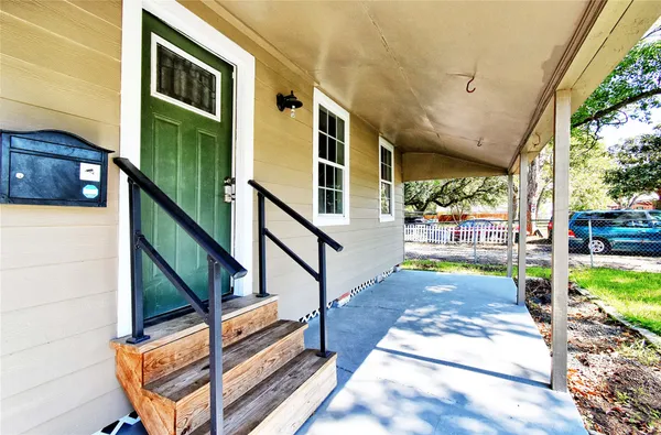 a view of outdoor space and deck