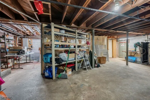 a view of storage and utility room