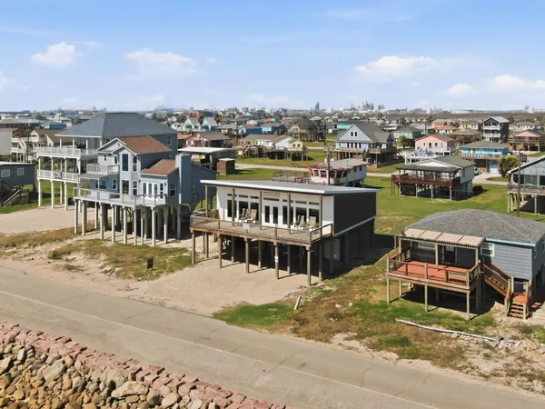 a view of a house with a roof deck