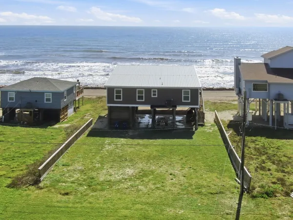 a front view of a building with street view