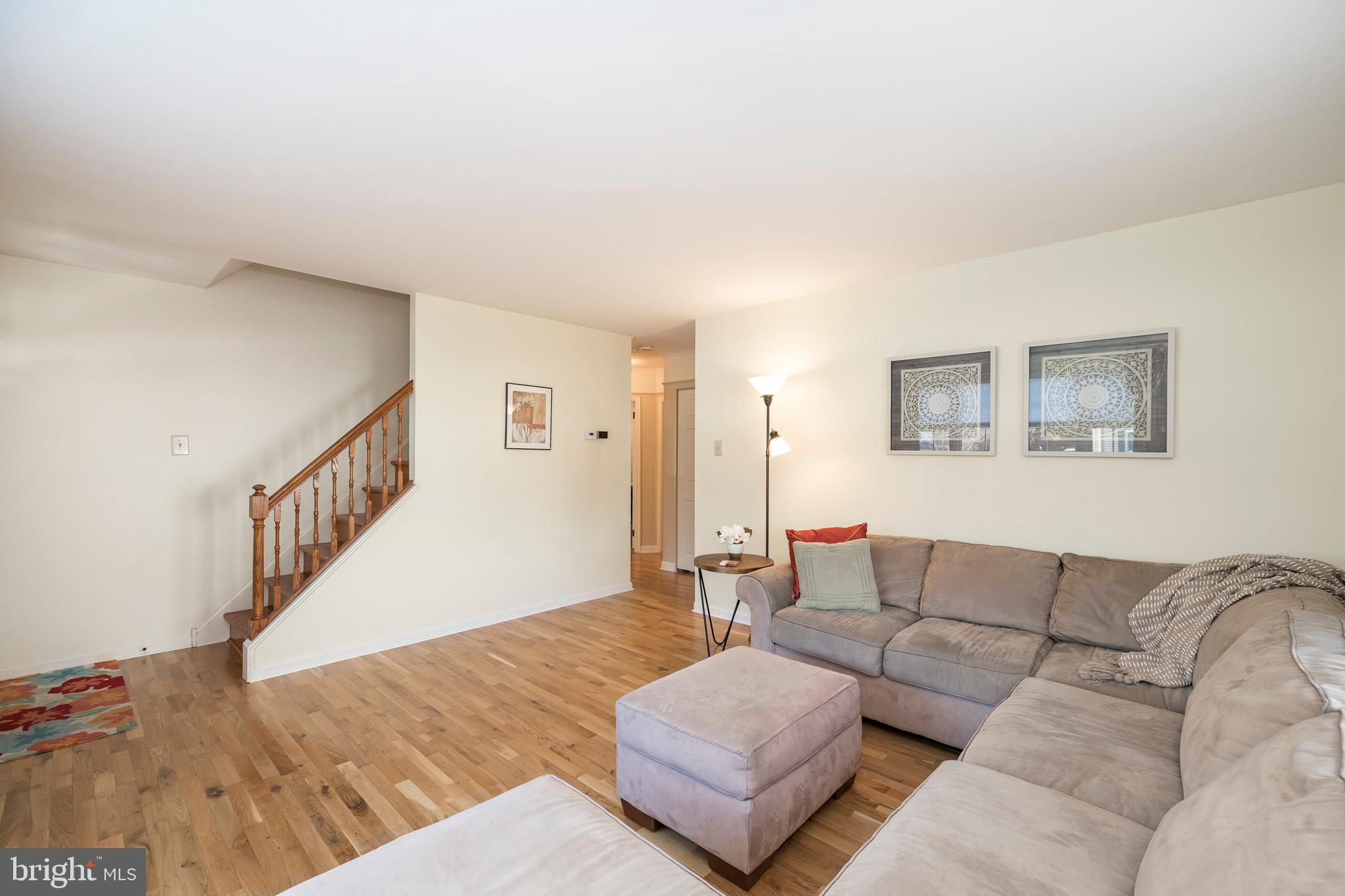 Living Room with hardwood floors