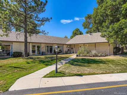 a view of a porch with a wooden floor
