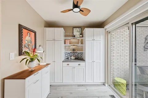 a kitchen with stainless steel appliances a refrigerator and a stove