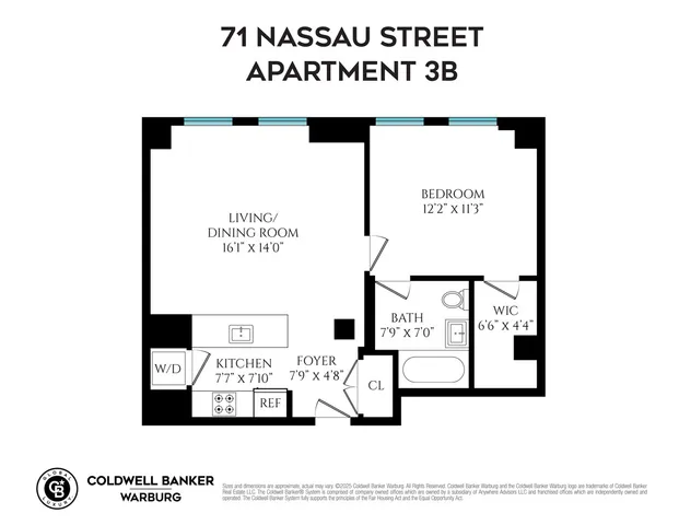 $3,995 | 71 Nassau Street, Unit 3B | Financial District