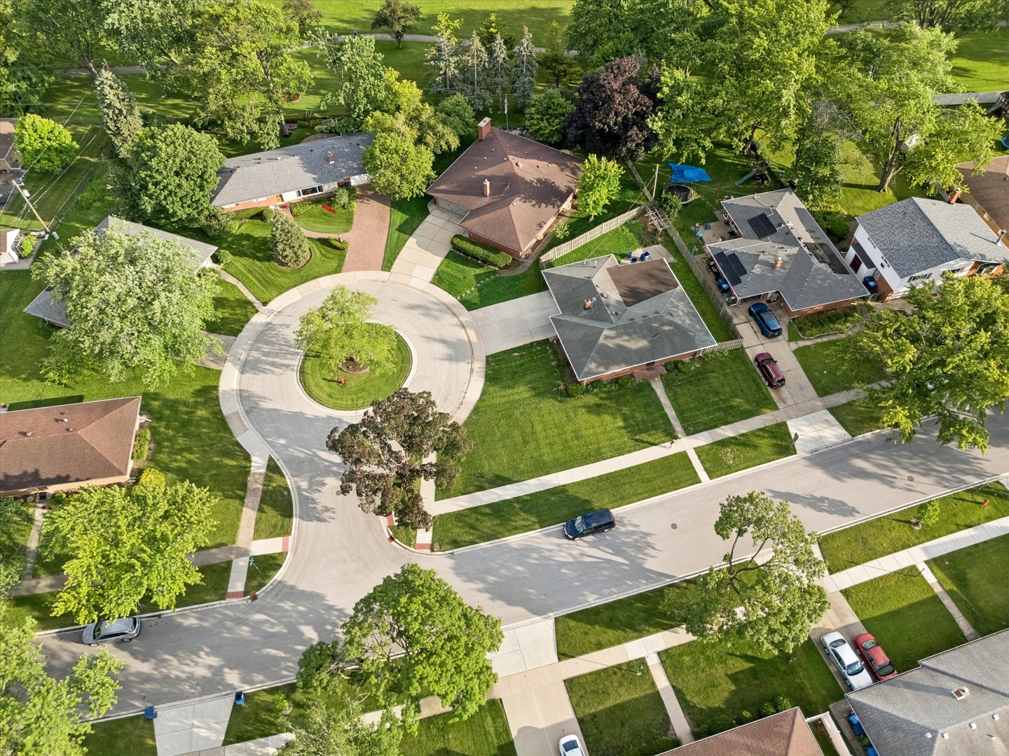 459 West Millers Road Des Plaines, IL 60016 - Photo 22 of 22 an aerial view of a house with garden space and street view