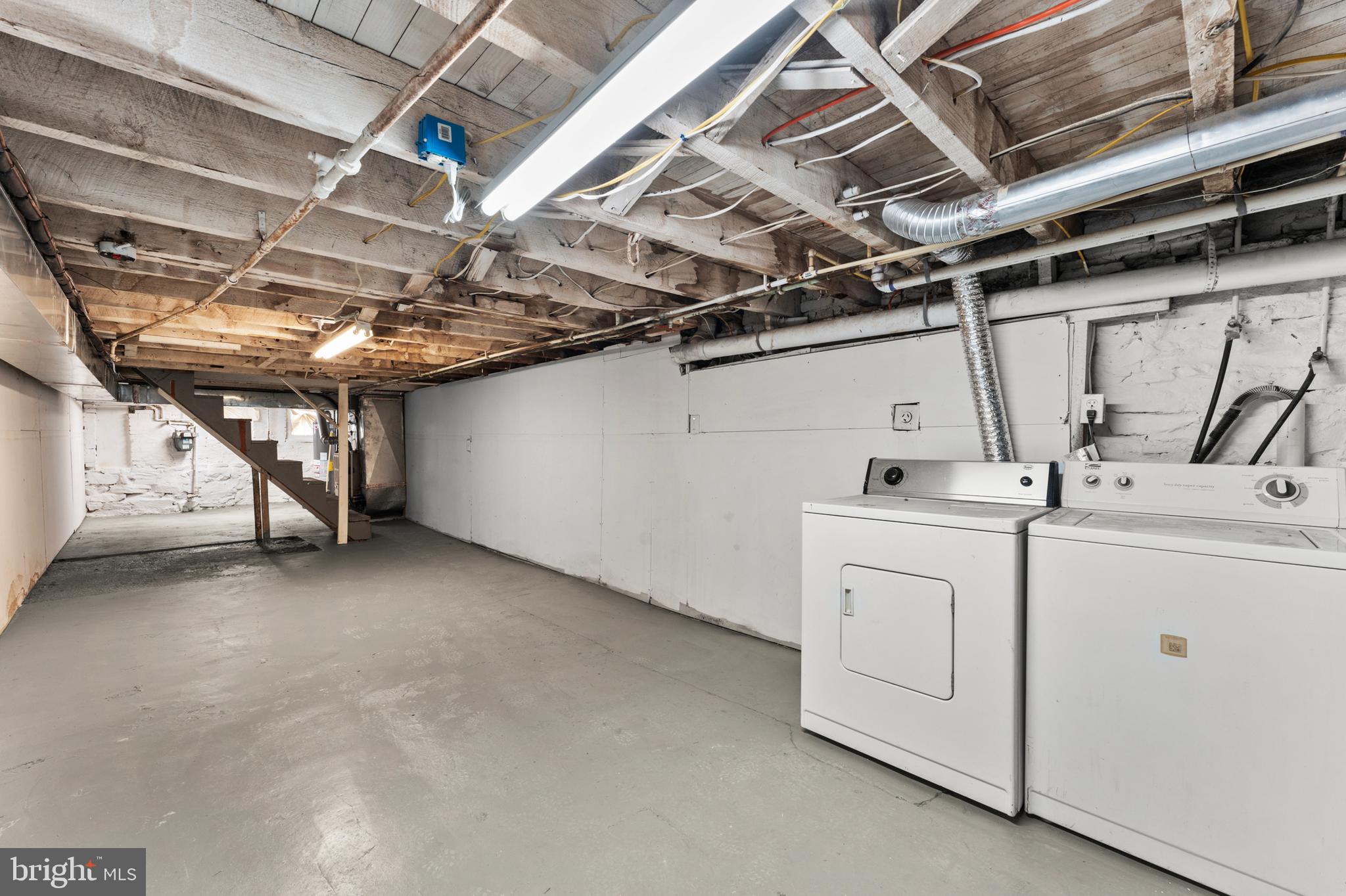 1249 Carroll Street Baltimore, MD 21230 - Photo 27 of 29 a view of storage and utility room with washer and dryer