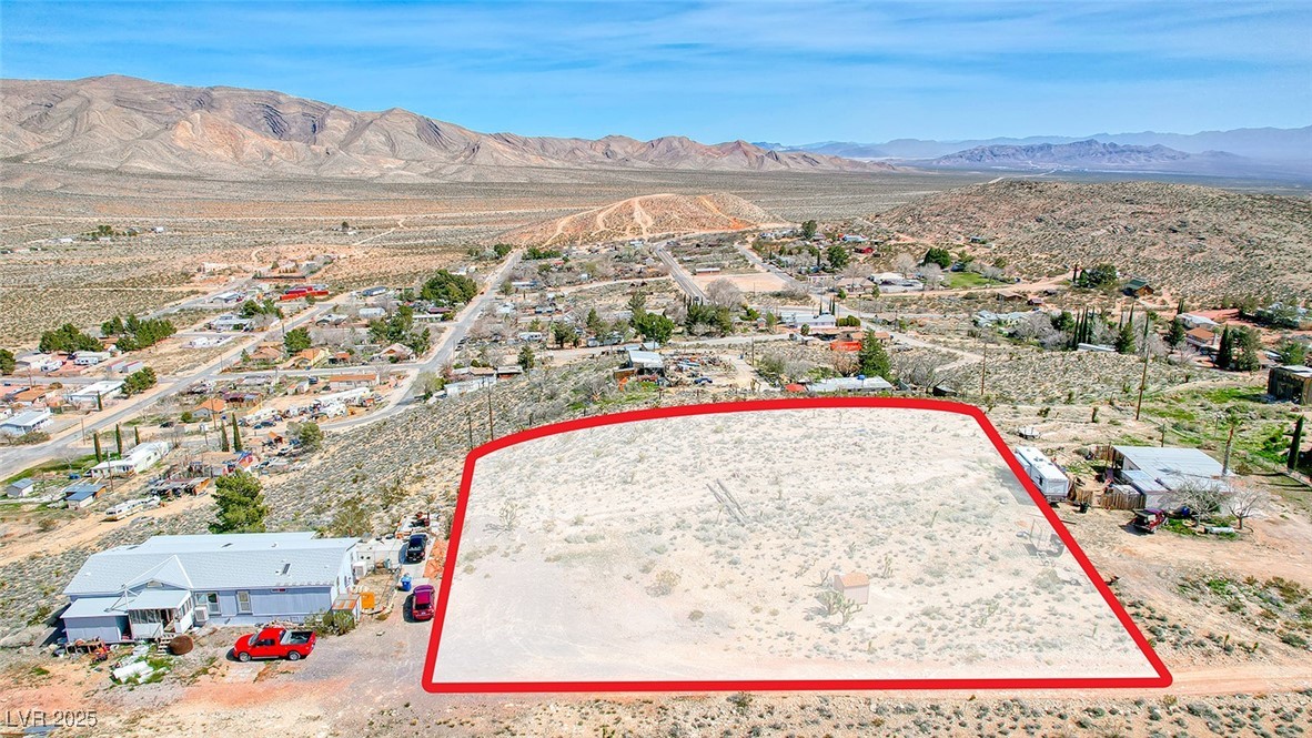 Beacon Street Jean, NV 89019 - Photo 1 of 25 Aerial view of lot overlooking Goodsprings with mo