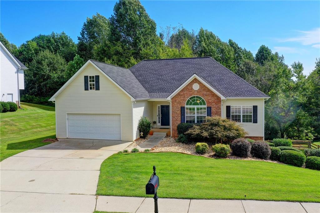 4339 Old Princeton Ridge Gainesville, GA 30506 - Photo 1 of 1 Front exterior. level drive and 3 year old roof!