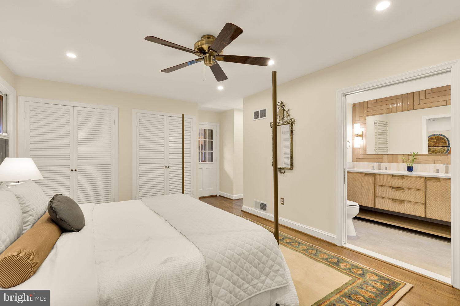 5810 Overlea Road Bethesda, MD 20816 - Photo 25 of 52 Primary bedroom (2 of 3 closets shown)