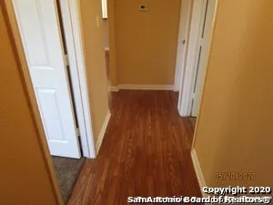 a view of wooden floor in a room