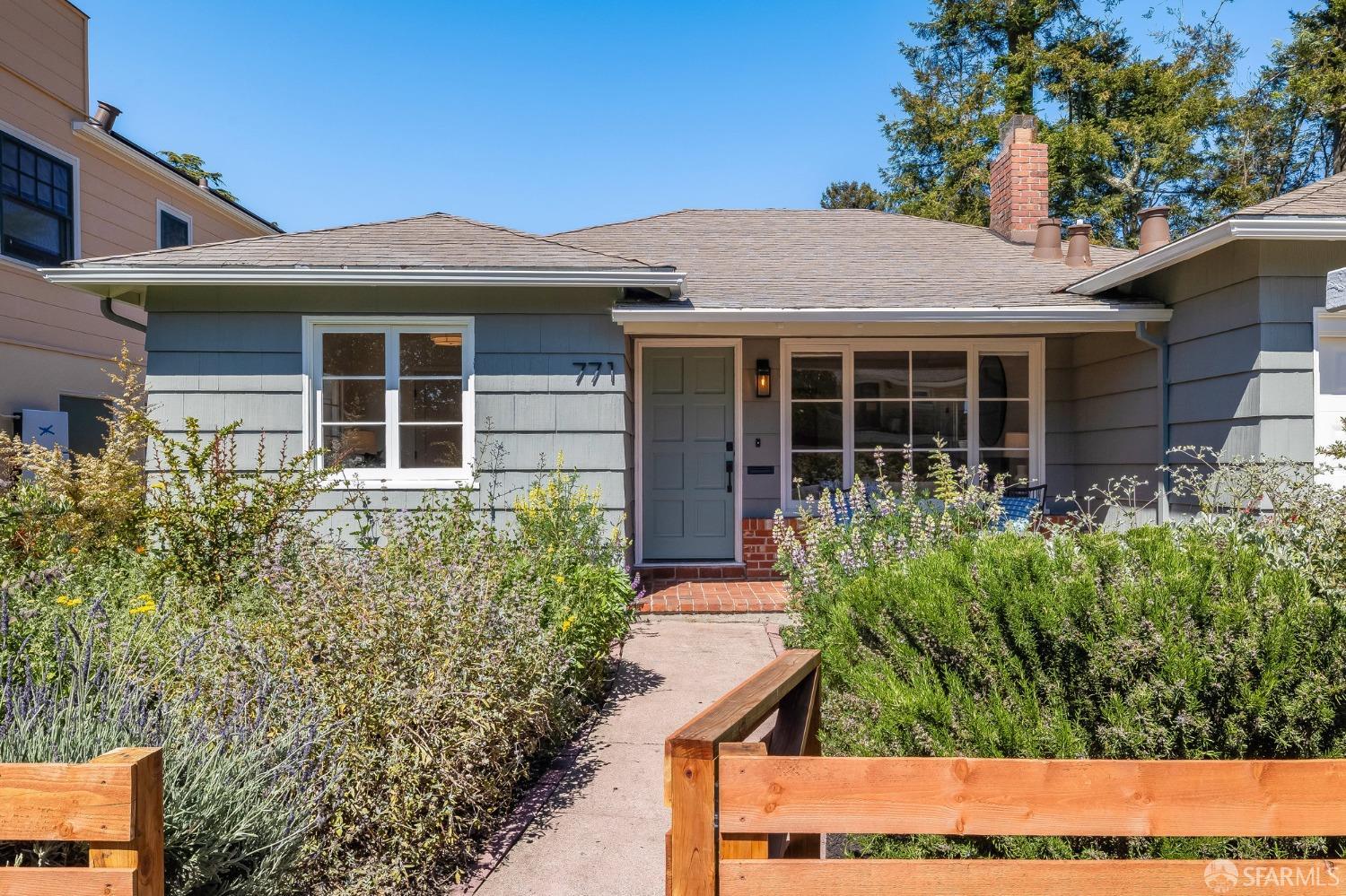 771 Creston Road Berkeley, CA 94708 - Photo 6 of 45 front view of a house with a yard