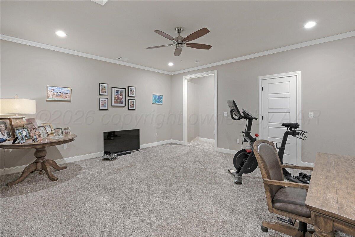 5504 Wesley Drive Amarillo, TX 79119 - Photo 6 of 33 Upstairs Den