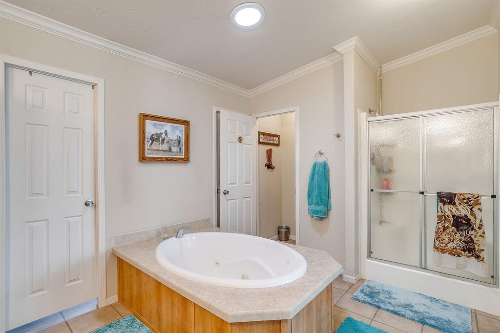 6724 Midway Road Springtown, TX 76082 - Photo 24 of 39 a bathroom with a sink and a mirror