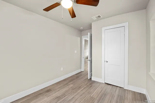 a view of an empty room