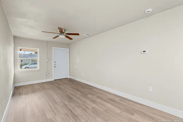 wooden floor in an empty room