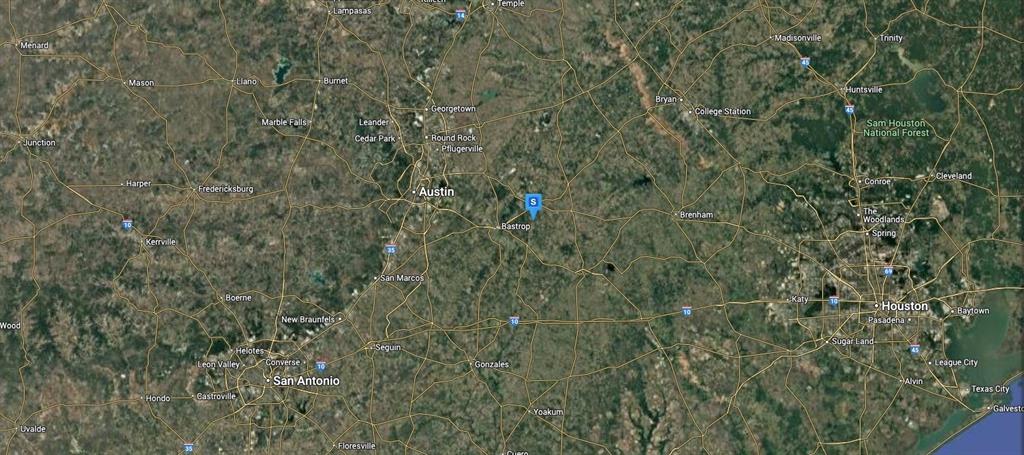 1601 Gotier Trace Road Paige, TX 78659 - Photo 4 of 4 Aerial view of property's location