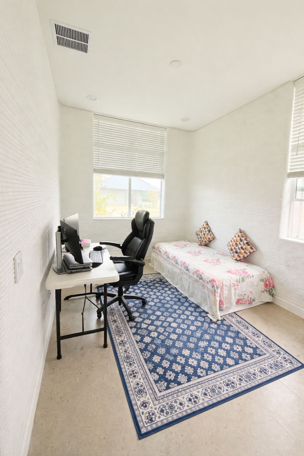 332 Blue Blaze Trail Georgetown, TX 78628 - Photo 7 of 16 Bedroom featuring baseboards and a desk