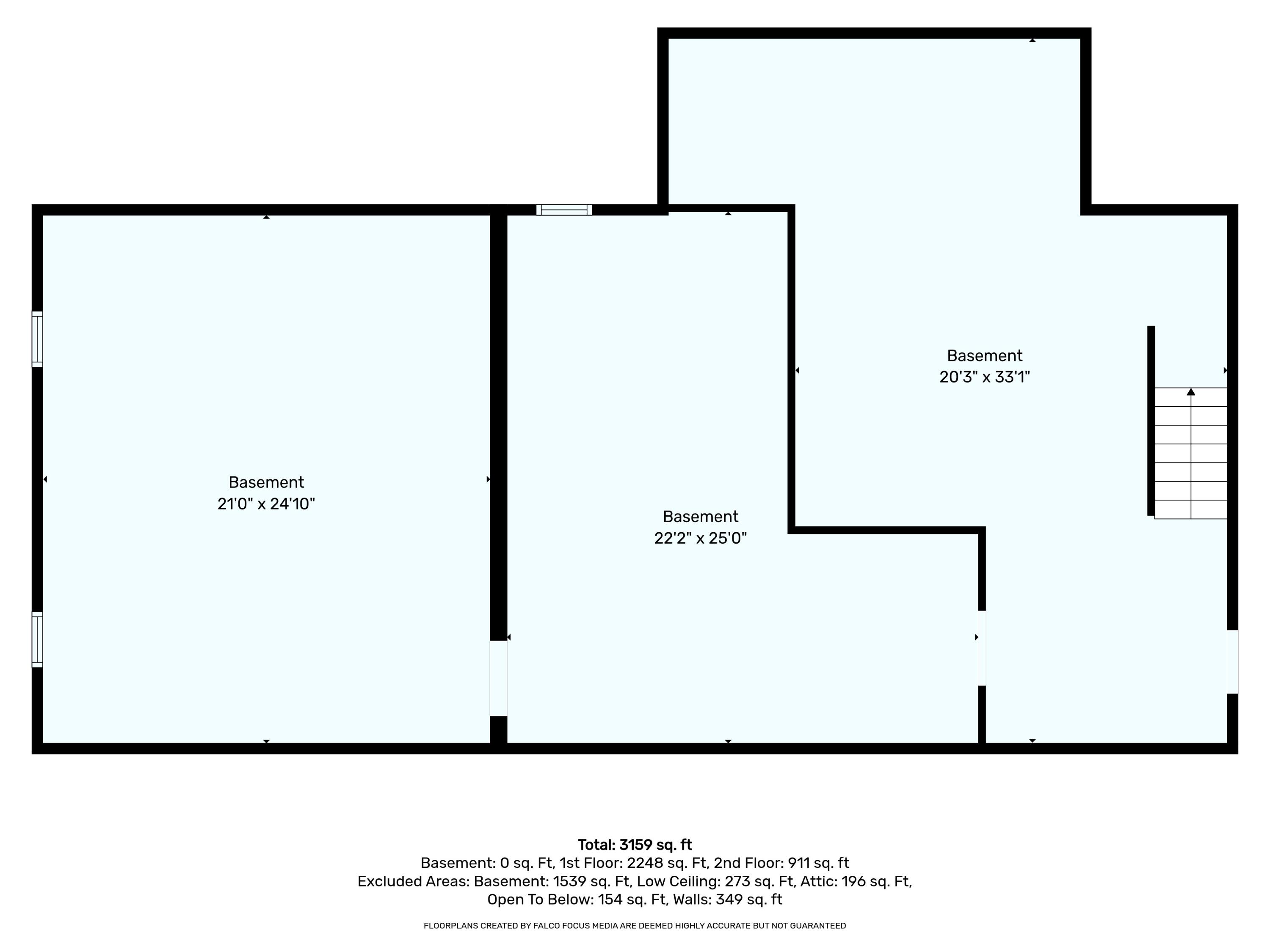 558 Castle Island Road Mount Vernon, ME 04352 - Photo 136 of 137 FLOOR PLAN - BASEMENT