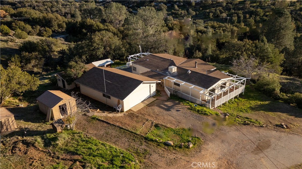967 Bodfish Canyon Road Bodfish, CA 93205 - Photo 4 of 16 an aerial view of a house with a yard