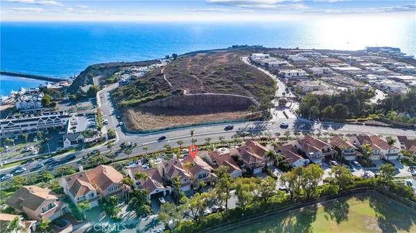 a view of a city with ocean view
