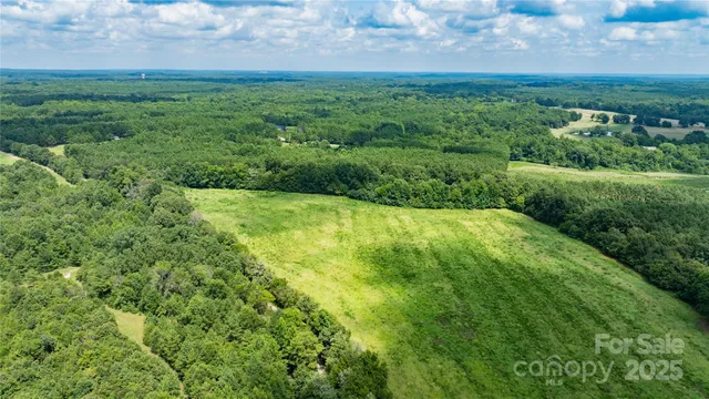a view of a big yard with lots of green space and mountain view