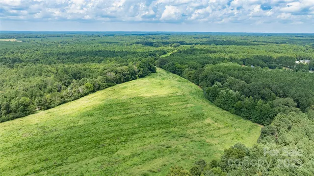a view of a big yard with lots of green space and mountain view