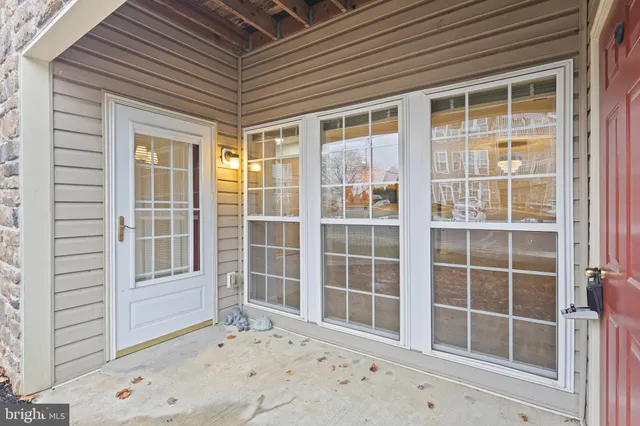 a view of front door