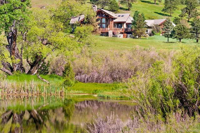 a view of yard with green space