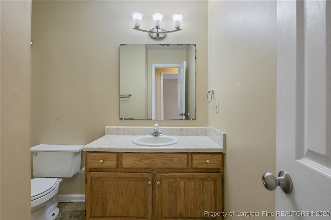7383 Elliott Bridge Road Spring Lake, NC 28390 - Photo 31 of 42 a bathroom with a sink and a toilet
