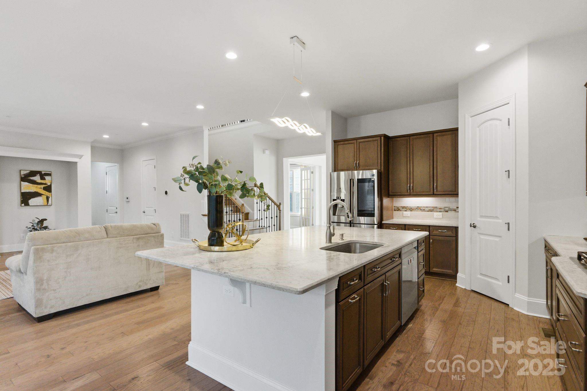 374 Hampton Trail Drive Fort Mill, SC 29708 - Photo 19 of 48 a kitchen with counter top space sink and refrigerator