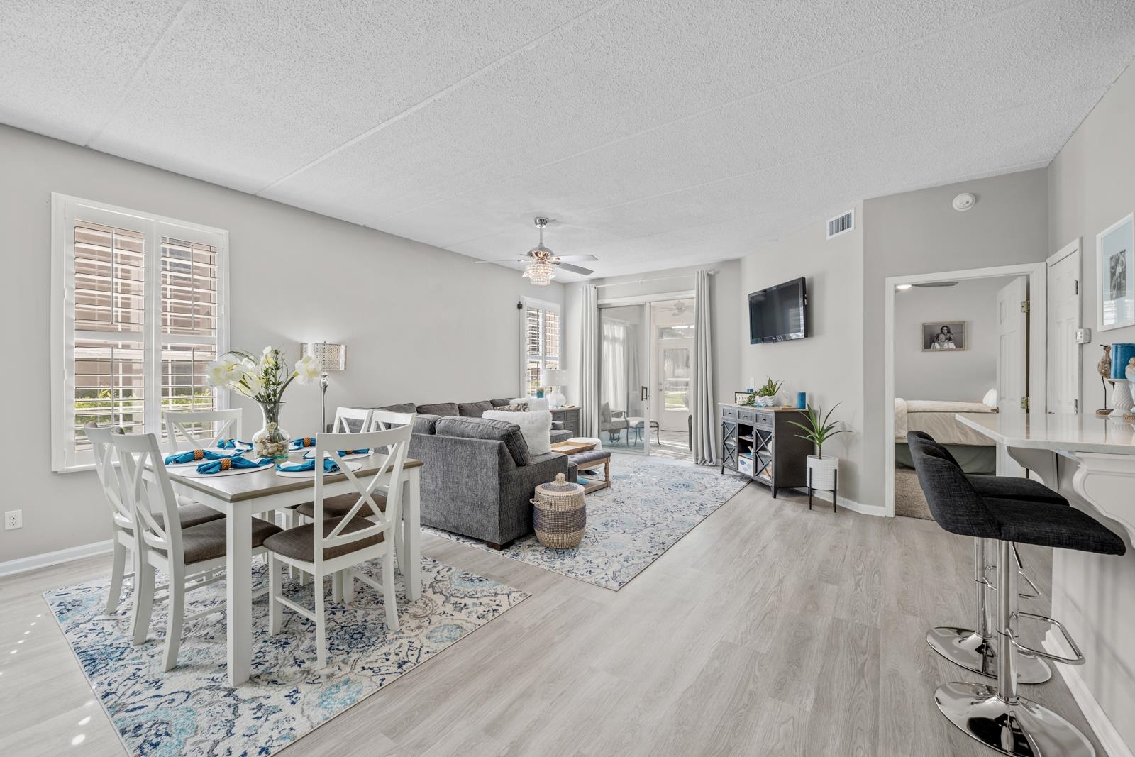 500 Augusta Circle St. Augustine, FL 32086 - Photo 10 of 39 a dining room with furniture window and wooden floor