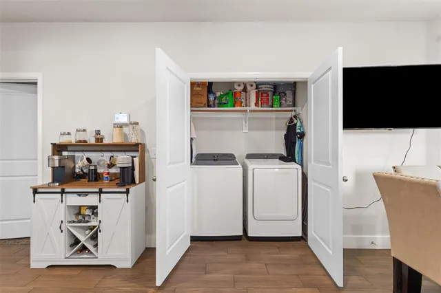 a living room with a couch and a flat screen tv