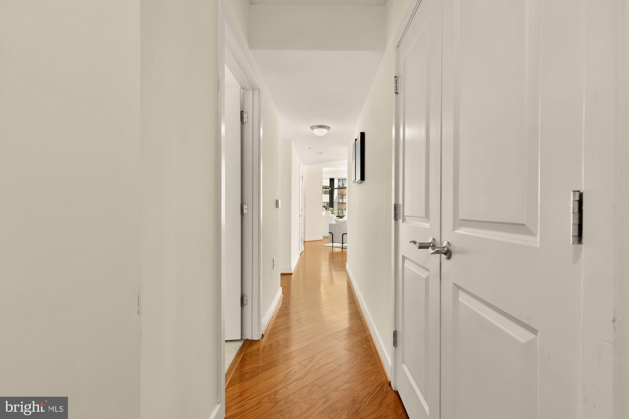1117 10th Street Northwest, Unit 908 Washington, DC 20001 - Photo 3 of 19 a view of a bathroom from the hallway