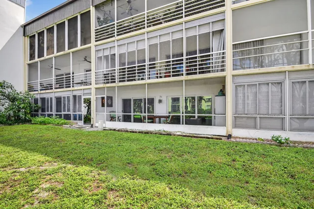 a view of a swimming pool with a lake view