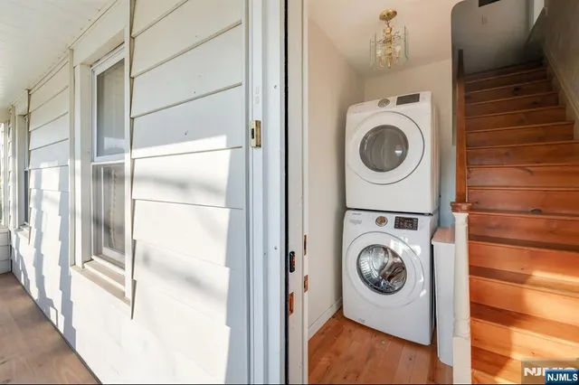 a backyard of a house