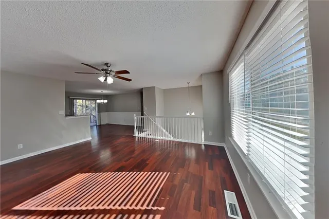 a view interior of the house with wooden floor