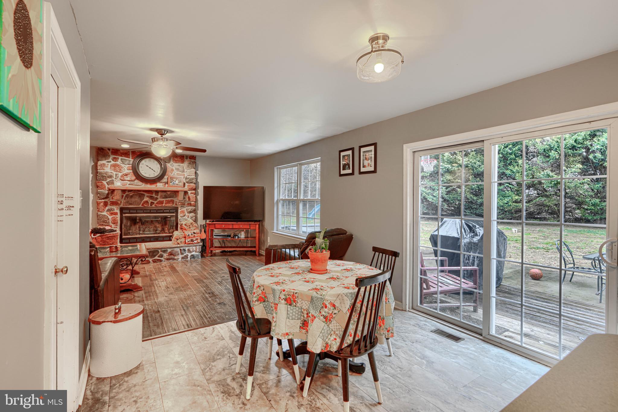 24 Ches Haven Road Earleville, MD 21919 - Photo 19 of 73 a view of a dining room with furniture window and outside view