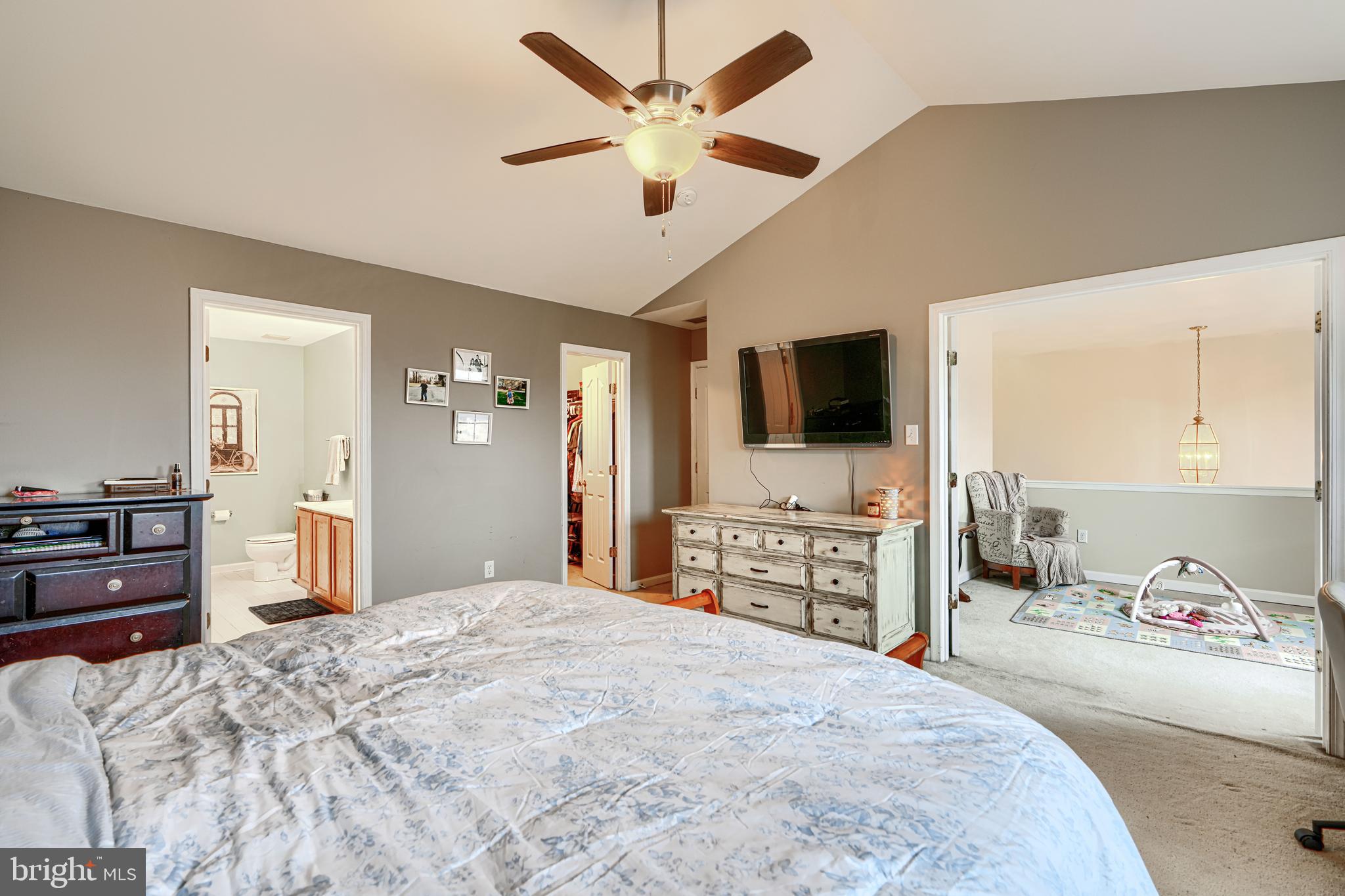 24 Ches Haven Road Earleville, MD 21919 - Photo 31 of 73 a bedroom with a bed and a flat screen tv