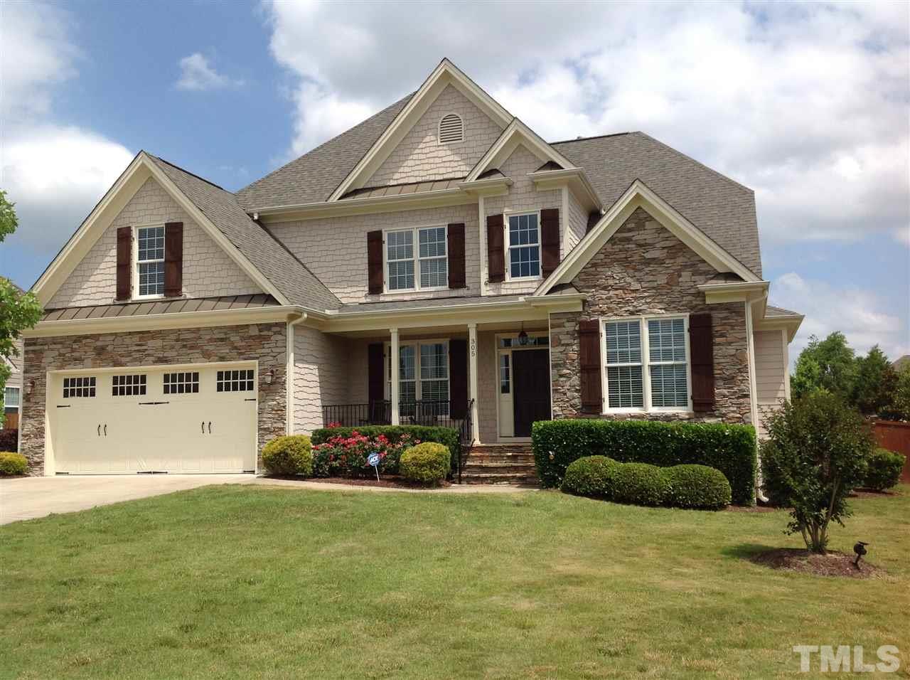 305 Woodlief Farm Road Rolesville, NC 27571 - Photo 1 of 25 Hardy plank and stone