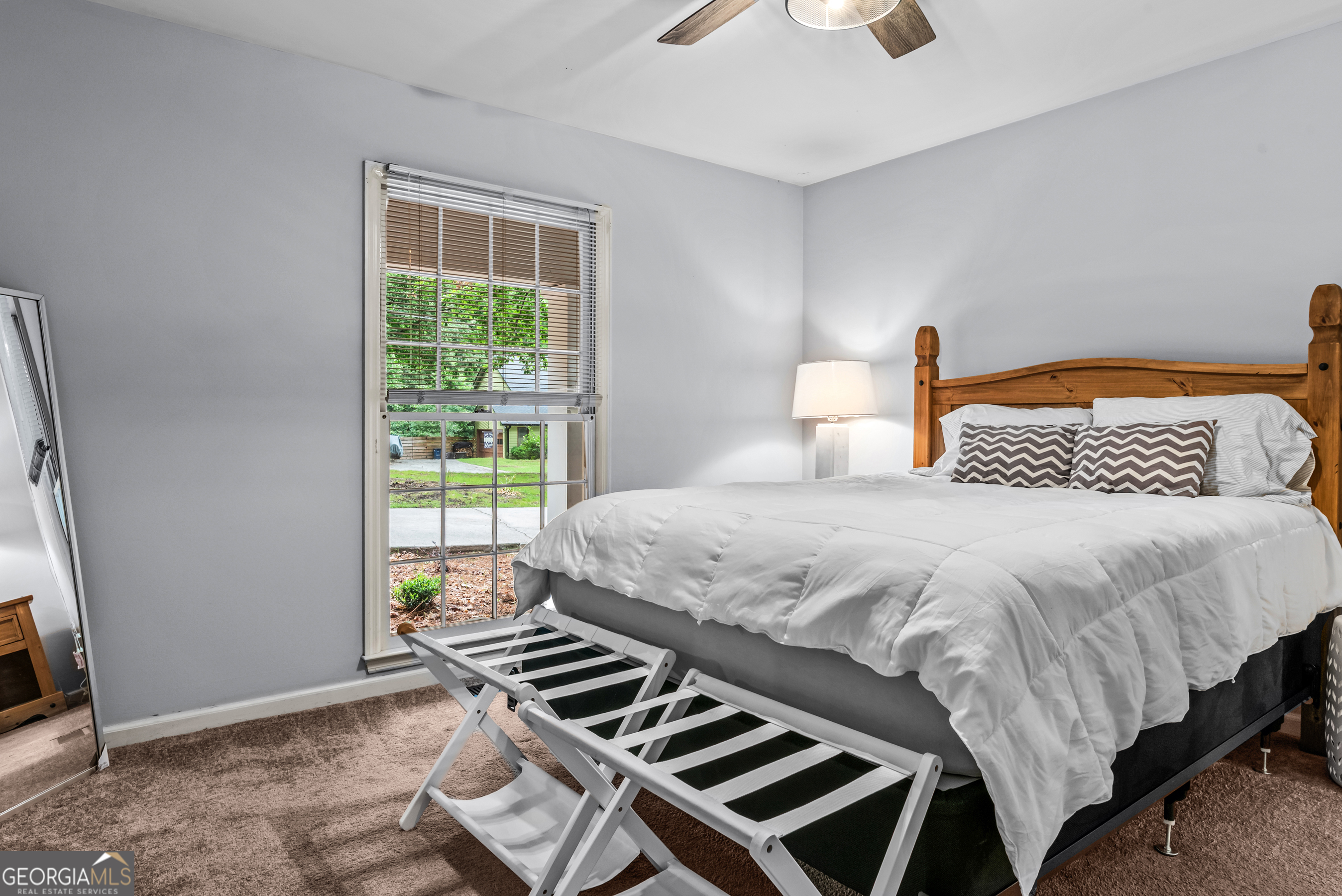 161 Pinecrest Terrace Athens, GA 30606 - Photo 26 of 59 a bedroom with a bed and a window