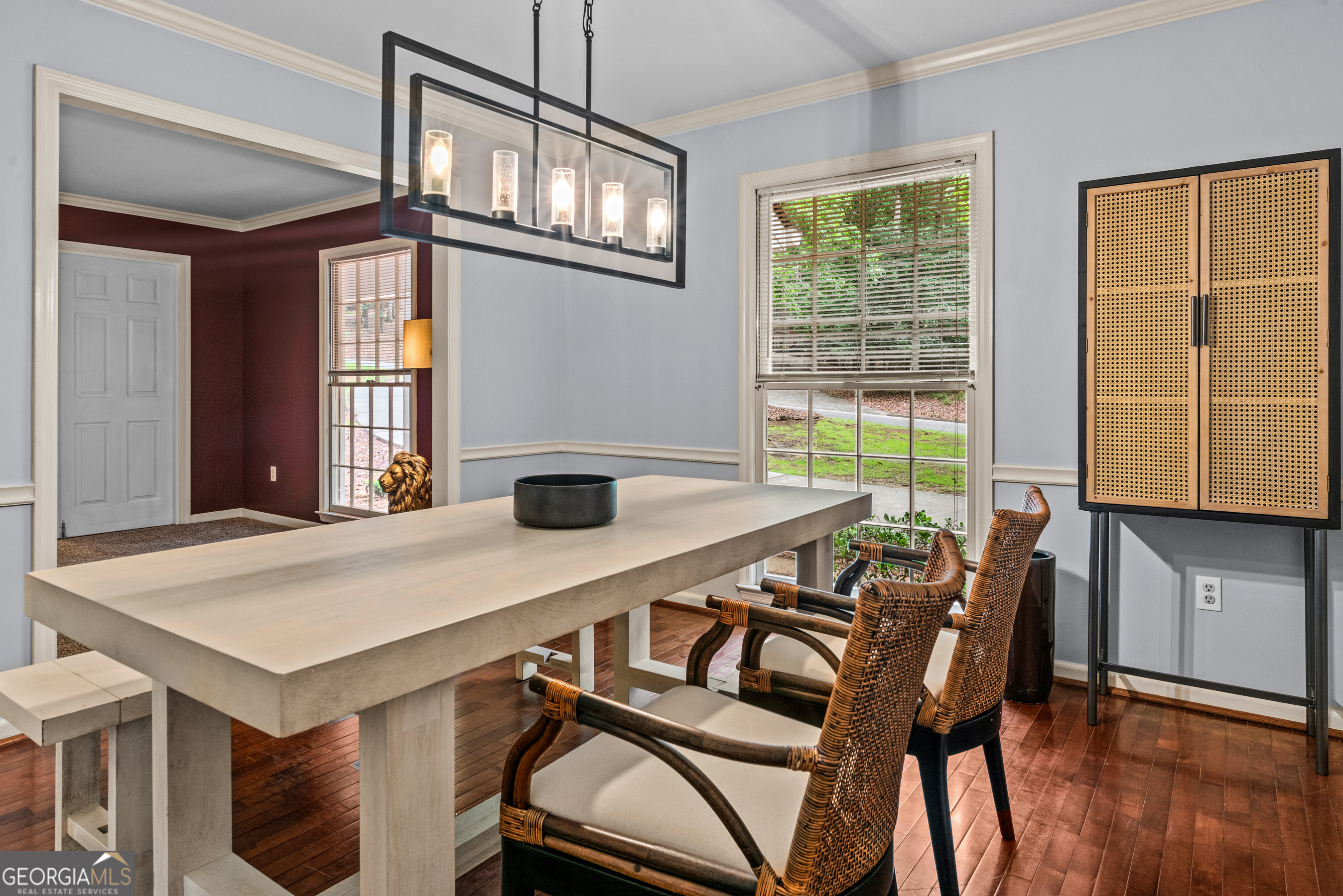 161 Pinecrest Terrace Athens, GA 30606 - Photo 7 of 59 a view of a dining room with furniture window and wooden floor