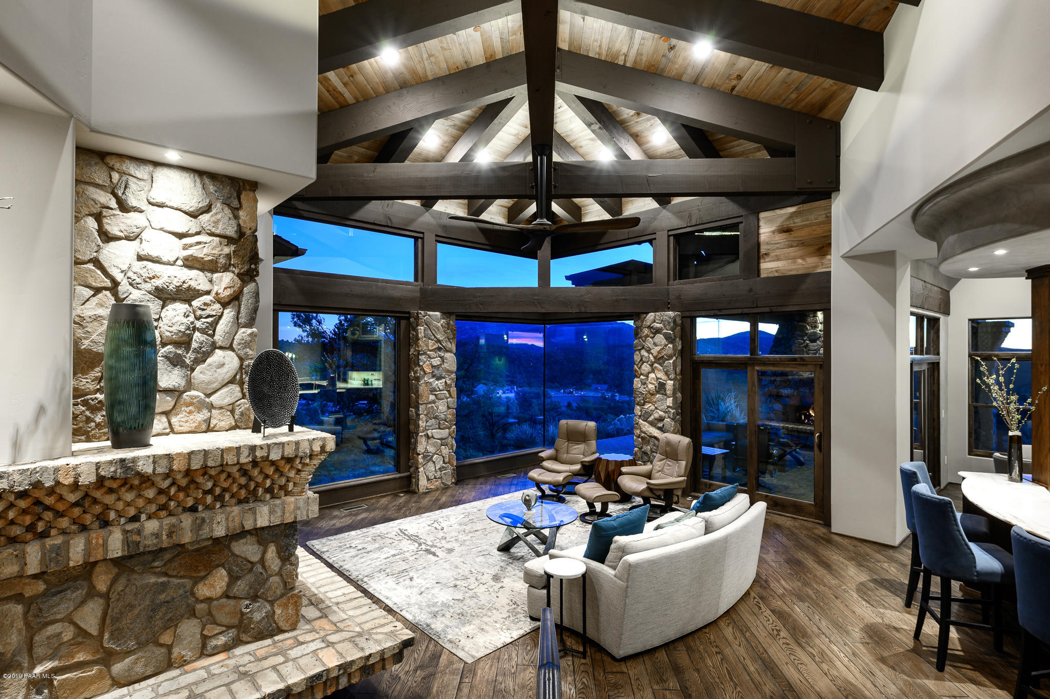 6785 West Almosta Ranch Road Prescott, AZ 86305 - Photo 12 of 81 12- Living Room Twilight