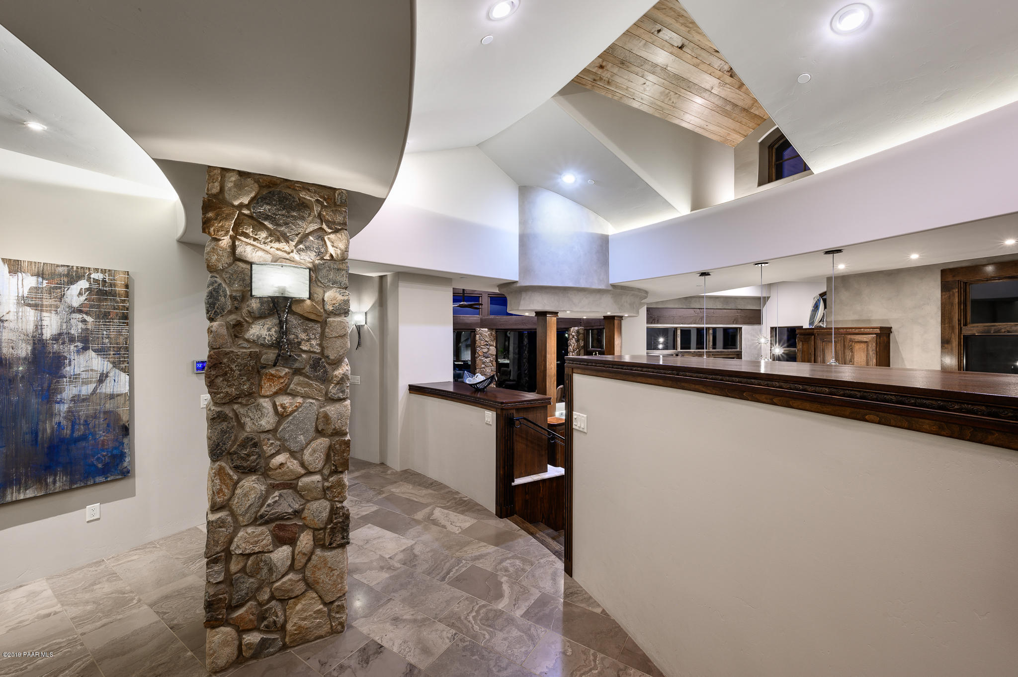 6785 West Almosta Ranch Road Prescott, AZ 86305 - Photo 56 of 81 a kitchen with stainless steel appliances granite countertop a refrigerator and a sink