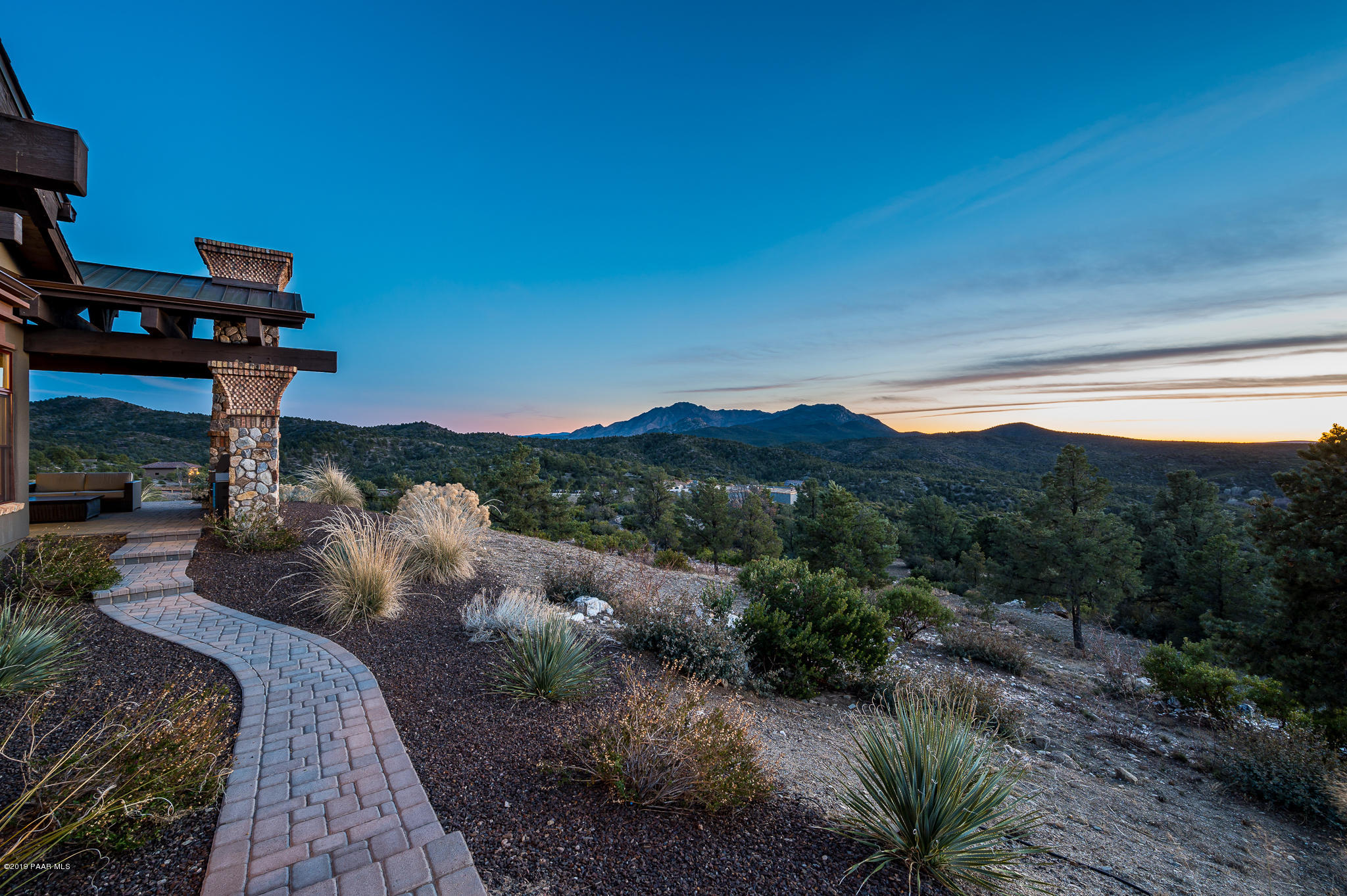 6785 West Almosta Ranch Road Prescott, AZ 86305 - Photo 63 of 81 a view of a backyard with wooden fence